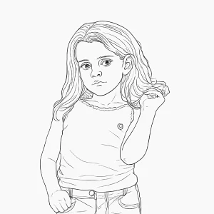 Rentertain AI Photo Booth Sketch Example