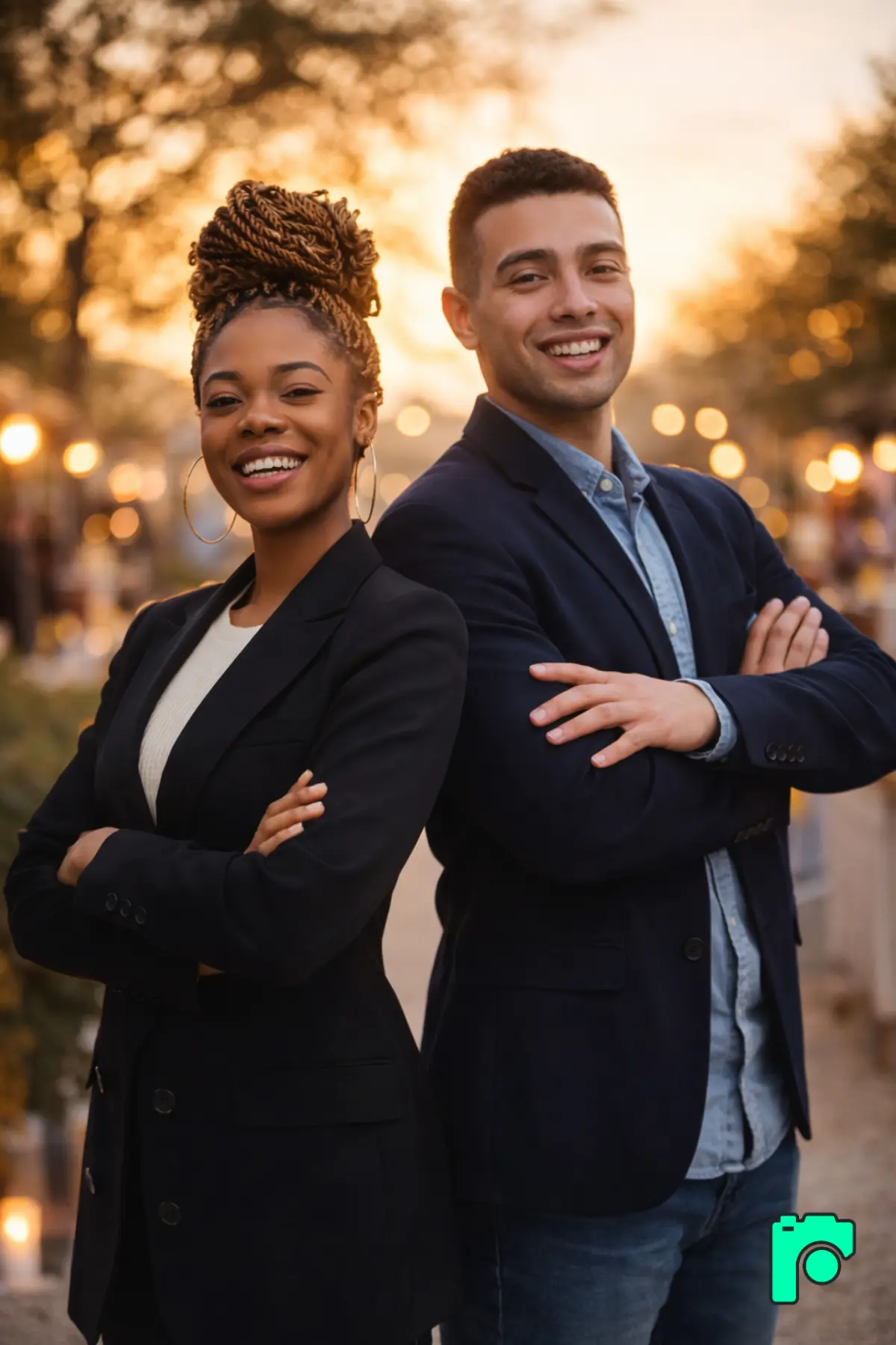 AI Editorial Portraits AI Photo Booth Editorial Couple