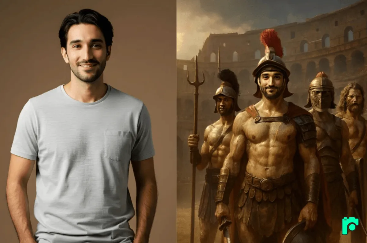 AI photo booth transformation