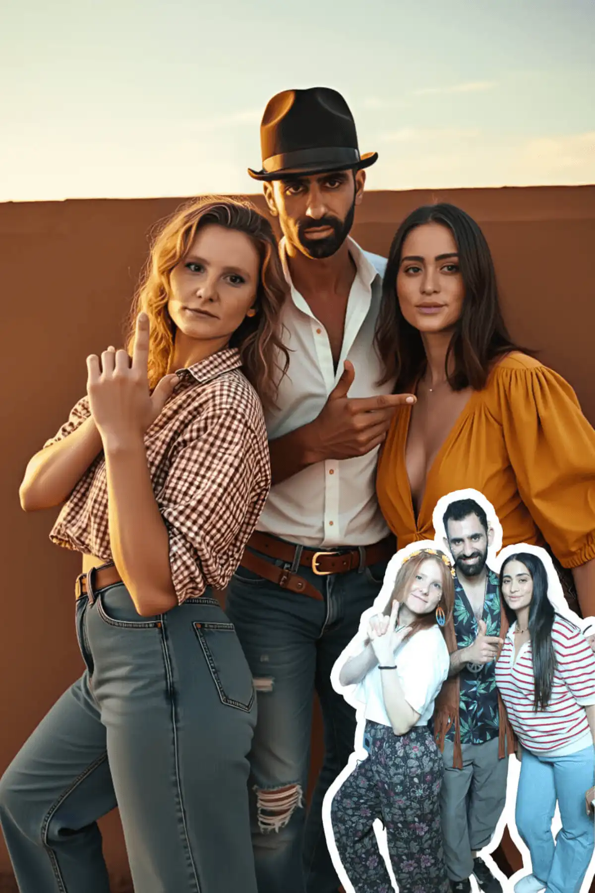 AI Themed Photos AI Photo Booth Western